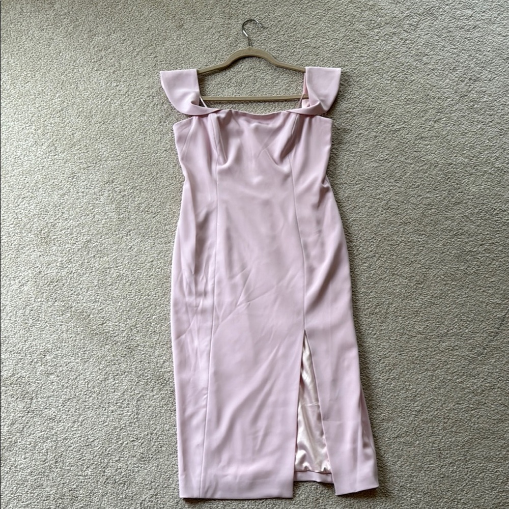JAYGODFREY Pink Sleeveless Sheath Dress for Weddings